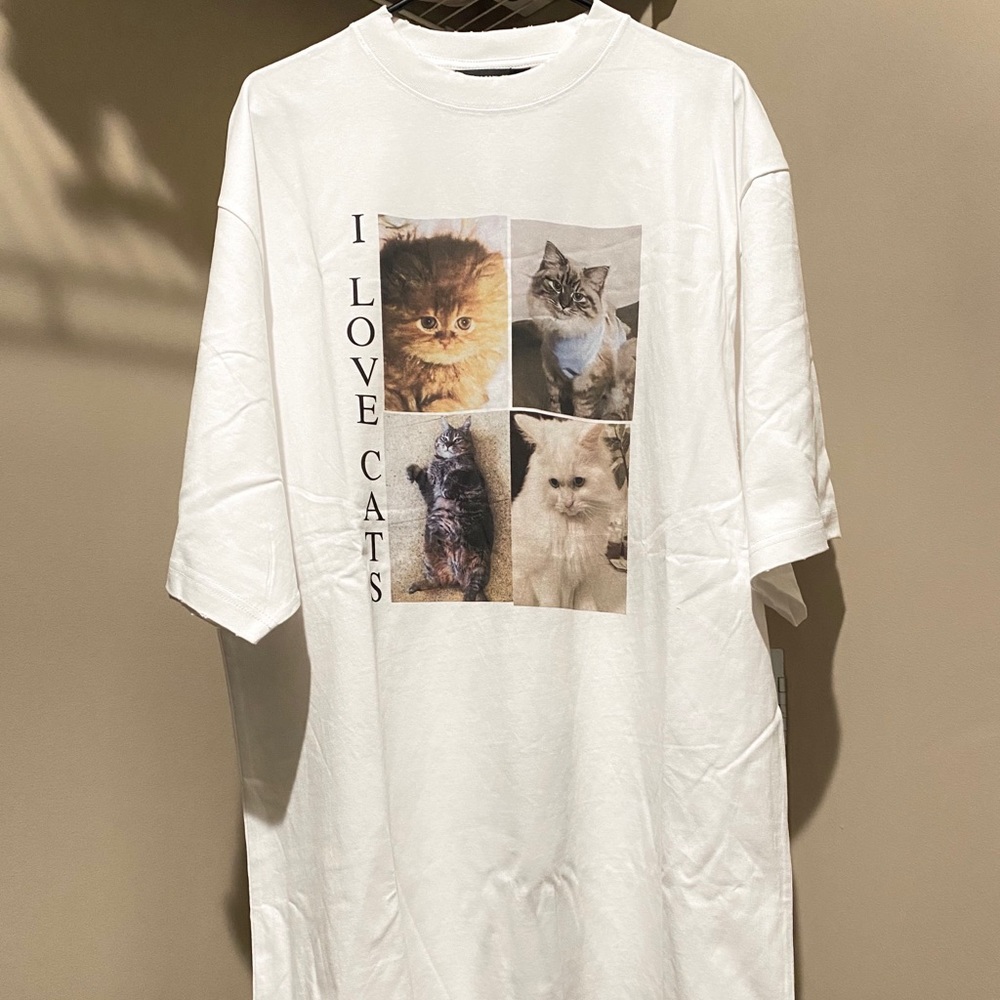 Balenciaga | Shirts | Balenciaga I Love Cats T Shirt | Poshmark